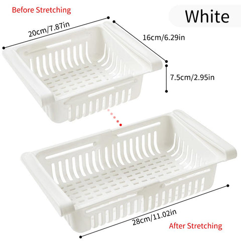Refrigerator Organizer Retractable Tiered Fridge-HA00796-Veeddydropshipping