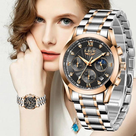 Fashion Watch Women Bracelet Female Waterproof Clocks-JW00919-Veeddydropshipping