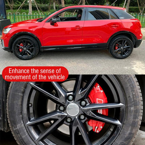 4Pcs Front Rear Brake Caliper Cover 3D Aluminum Car Styling Metal-AM00174-Veeddydropshipping