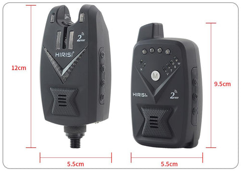 Carp Fishing Alarm Set Wireless Bite Alarm 2 Way Remote Control Bite Indicator S3-OS00371-Veeddydropshipping