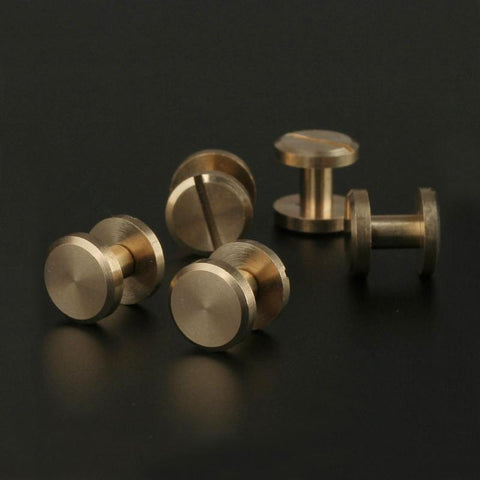 Solid Brass Binding Chicago Screws Nail Stud Rivets-TI00562-Veeddydropshipping