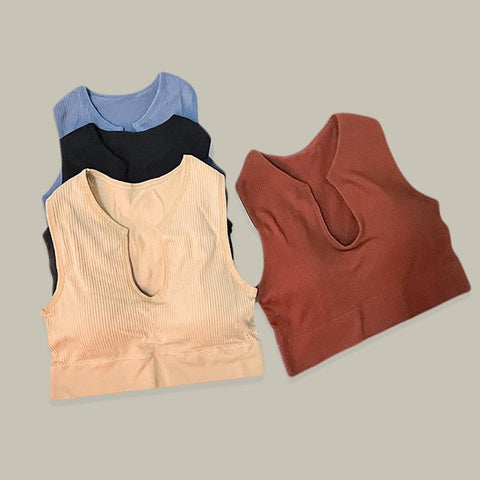 Yoga Set Gym Set Workout Clothes for Women Seamless Leggings Sports Bra Suit -OS00859-Veeddydropshipping