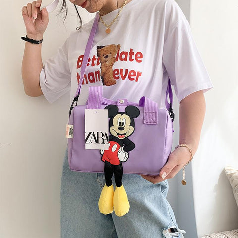 Cartoons Mickey Mouse Nylon Bag Women Messenger Bag Cute Anime-BS00139-Veeddydropshipping