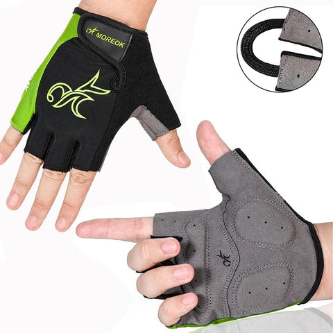 Cycling Gloves Half Finger Bike Gloves 5MM Pads Bicycle Gloves Shock-Absorbing -OS00969-Veeddydropshipping