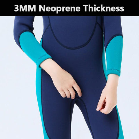 Children Thermal Wetsuit 3mm Neoprene Diving Suit For Boys Girls Surfing Thick -OS00249-Veeddydropshipping