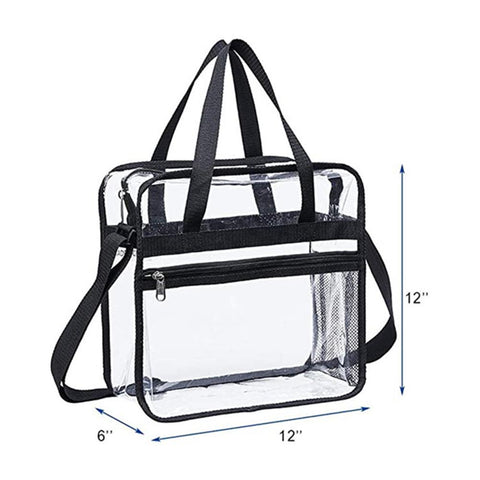 Handbags PVC Transparent Waterproof Tote Bags Casual Women Shoulder-BS00154-Veeddydropshipping