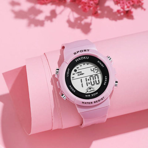 Fashion Sports Digital  Silicone Strap Electronic Watches Waterproof -JW01146-Veeddydropshipping