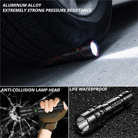 ZK40 50000000LM High Power XHP220 Powerful LED Flashlight Tactical Military-TI00795-Veeddydropshipping