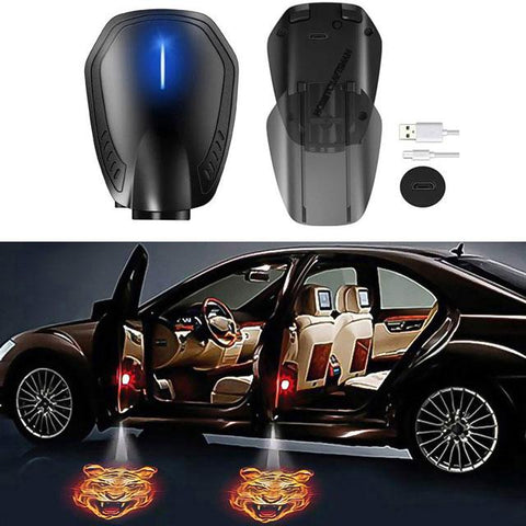 Car Door USB Charging LED Wireless Welcome Light Laser Projector-AM00550-Veeddydropshipping