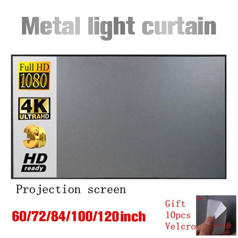 Anti Light Projection Screen Portable Outdoor High Definition-Veeddydropshipping