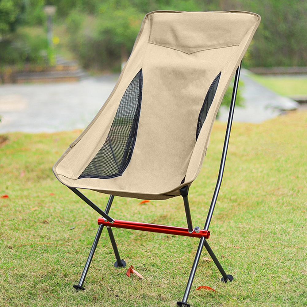 Portable Camping Chair Folding Outdoor Moon Chair-HA01674-Veeddydropshipping