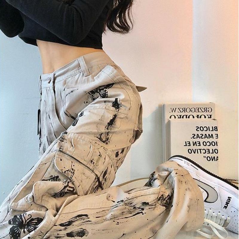 High waist street women tooling pants89-WF00589-Veeddydropshipping
