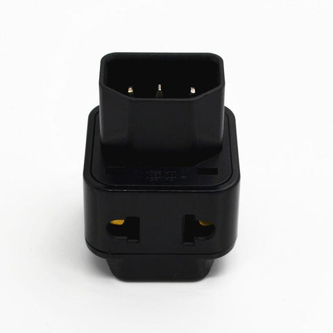 WDI-12 Travel Adaptor/Plug Converter in Black *CE Marked Italy Uruguay-CE00254-Veeddydropshipping