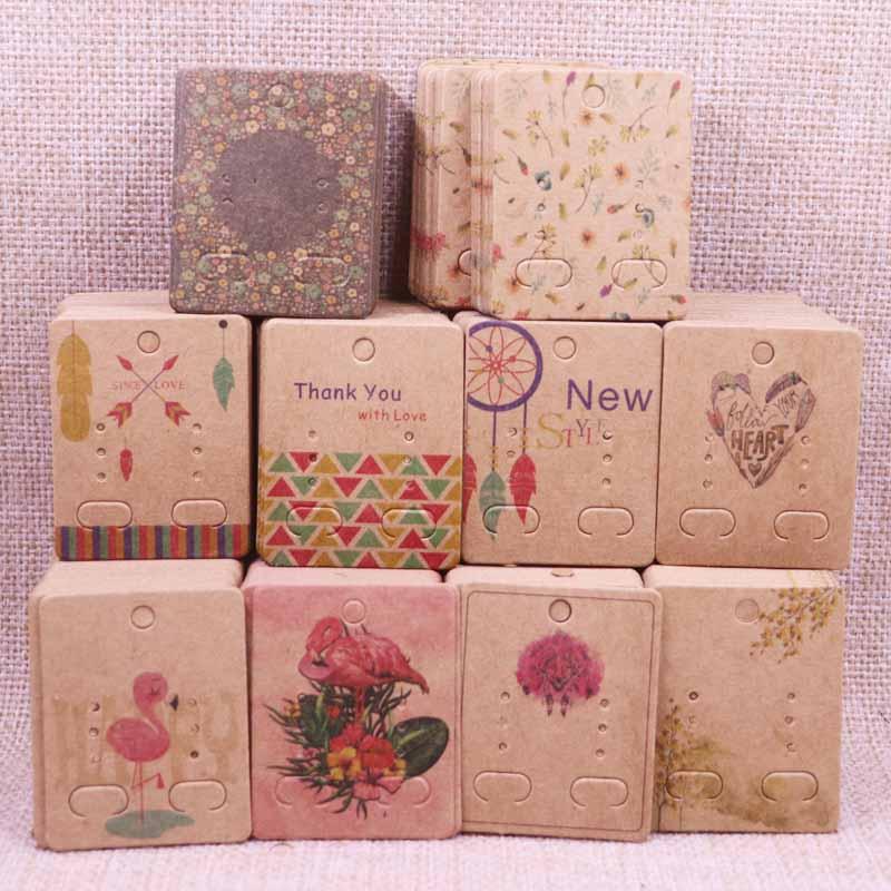 100Pcs Display Card Earring card Tag card DIY jewelry -JW01671-Veeddydropshipping
