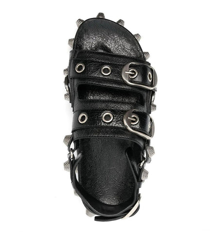 Strap Sandals Outdoor Genuine Leather Platform Designer-BS01468-Veeddydropshipping