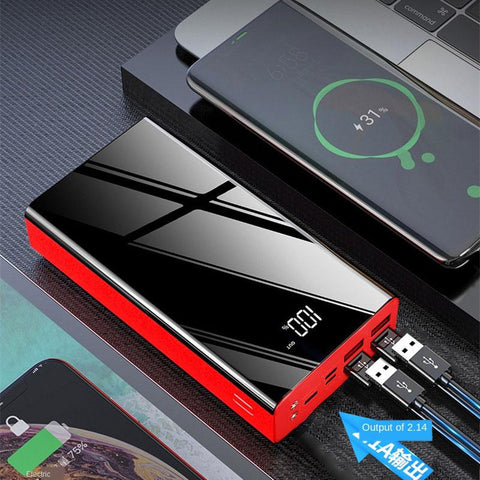 Fast Charging Power Bank Portable 80000mAh Charger 4USB Fast Charging Digital Display-PA00494-Veeddydropshipping