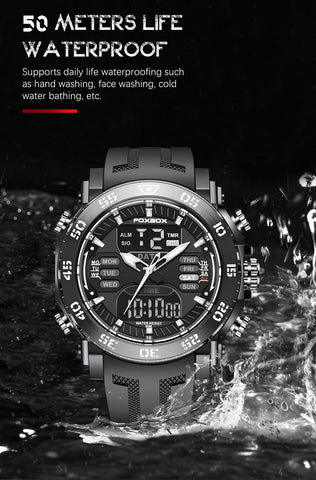 Watch 50m Waterproof Wristwatch Quartz Clock Sport Watch-JW00813-Veeddydropshipping