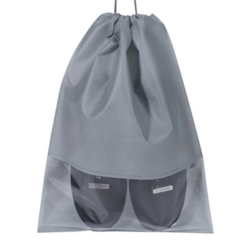 Transparent Drawstring Travel Shoe Storage Bag-HA01113-Veeddydropshipping