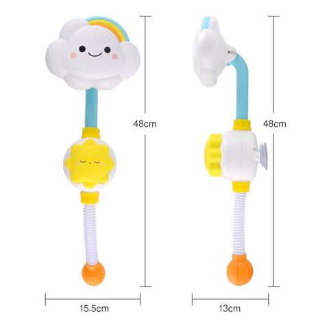 Baby Bath Toys Cloud Bathtub Showers Bathing Spouts Suckers Folding Faucet Children-TB00501-Veeddydropshipping