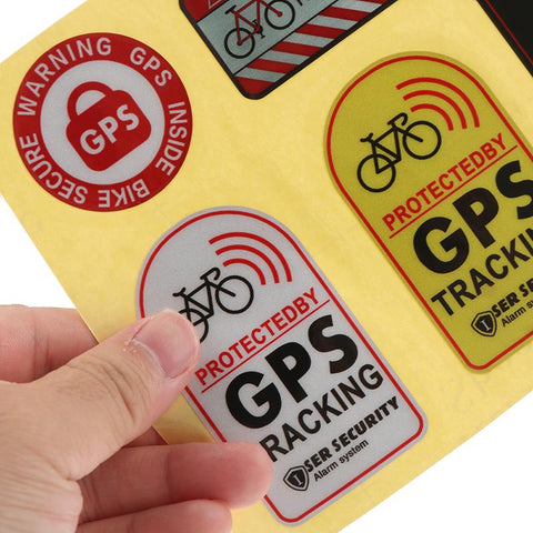 Bicycle Warning Stickers Anti-theft Stickers For-AM00921-Veeddydropshipping