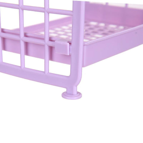 Double-layer Folding Desktop Shelf Small Size Storage-HA00888-Veeddydropshipping