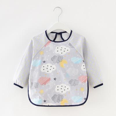 Christmas Baby Kids Toddler Long Sleeve Scarf Waterproof Art Smock Feeding-TB00344-Veeddydropshipping