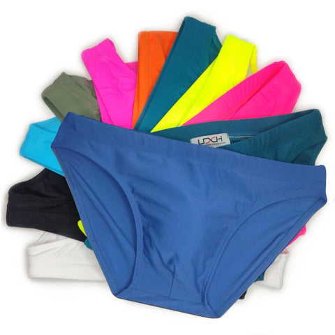 Solid Swimsuit Men 2023 Low Waist Bathing Suit Fashion Men&#39;s Swimwear Briefs -OS00076-Veeddydropshipping