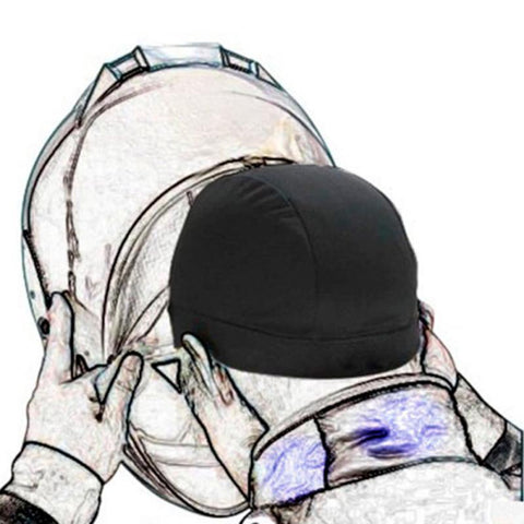 1PCS Motorcycle Helmet Inner Cap Cool Hat Dry Breathable Hat Under Beanie Cap Sweat -OS01177-Veeddydropshipping