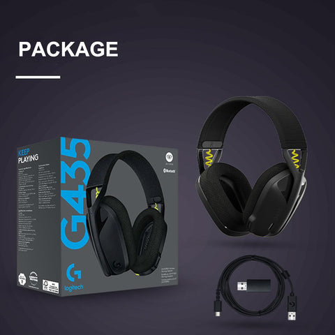 G435 LIGHTSPEED WIRELESS GAMING HEADSET 7.1 Surround Sound Gamer-CE01043-Veeddydropshipping