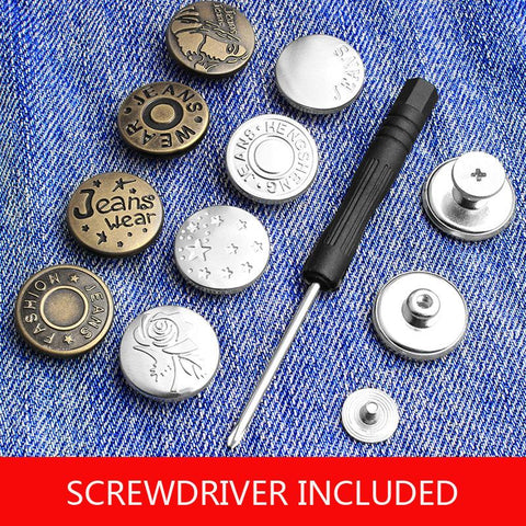Screw Bronze Metal Buttons for Clothing Pants-HA00023-Veeddydropshipping