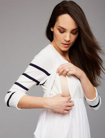 2022 Cotton Maternity Nursing T Shirt Winter Autumn Breastfeeding-TB00576-Veeddydropshipping