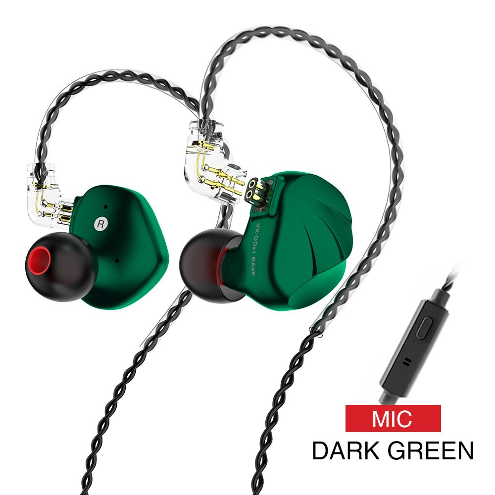Hybrid Metal Earphone IEM HIFI DJ Monitor Running Sport-Veeddydropshipping