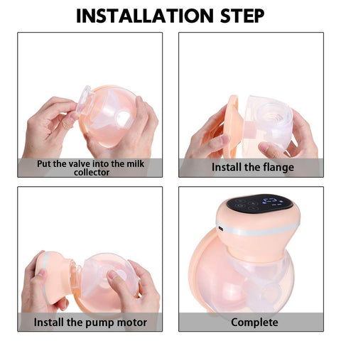 Bioby 3 Modes Electric Breast Pump Wearable Mute Milk Feeding-TB00687-Veeddydropshipping