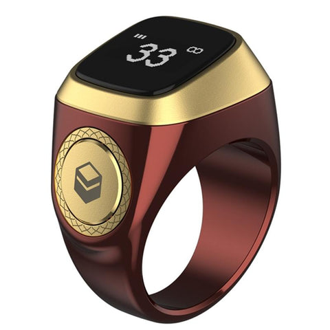 Ring Tasbih Counter with Charging Box Counter Prayer Time Tally Counter -CE00630-Veeddydropshipping