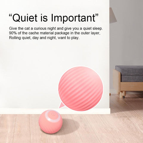 Smart Electric Automatic Rolling Cat Ball Toys-HA01405-Veeddydropshipping