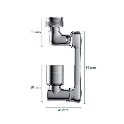 Faucet Extenders 1080° Rotary Aerator-TI00638-Veeddydropshipping