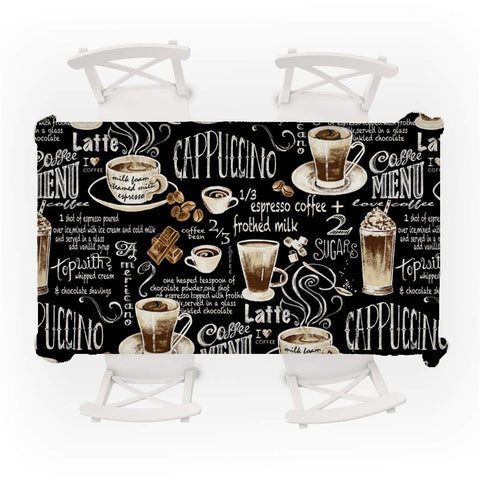 Tablecloth Model Retro Waterproof dining table-HA00412-Veeddydropshipping