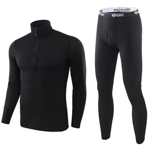 Men Autumn Winter Warm Long Johns Fitness Sports Compression-MF01557-Veeddydropshipping