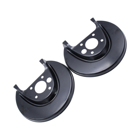 Set of 2 Brake Backing Plates Black Anchor Cover Splash Plates Fits for Audi-AM00187-Veeddydropshipping