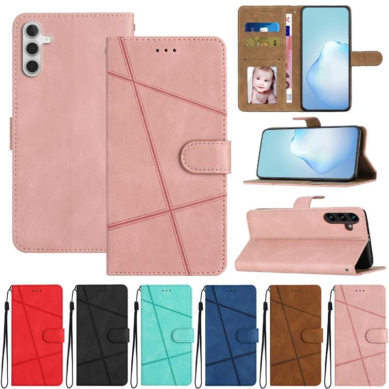 Retro Wallet Case For Samsung Galaxy S23 S22 A04S A13 A14 A22 A23 A32 A33-PA00211-Veeddydropshipping