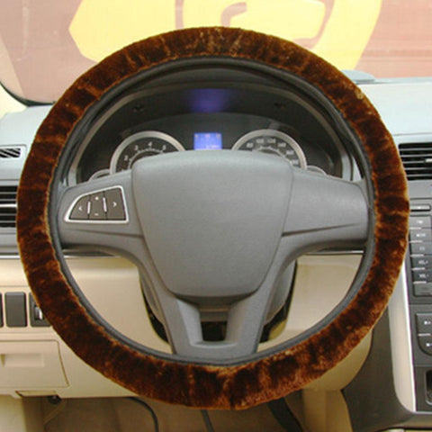 High-density Warm Plush Winter Steering Wheel Protector-AM01493-Veeddydropshipping