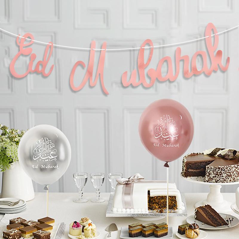 Glitter Eid Mubarak Paper Kareem Decoration DIY Craft-HA00628-Veeddydropshipping