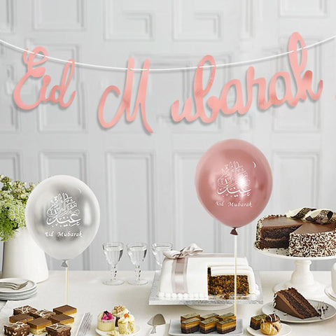 Glitter Eid Mubarak Paper Kareem Decoration DIY Craft-HA00628-Veeddydropshipping
