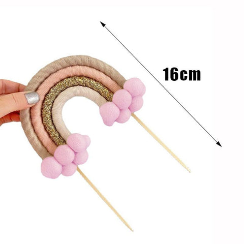 Birthday Cake Topper Handmade Cotton Rope-HA00732-Veeddydropshipping