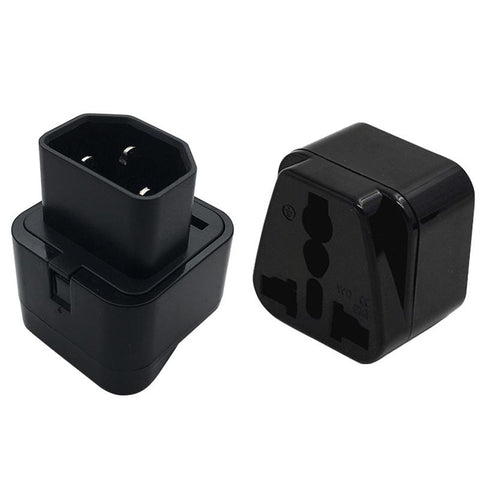 2pcs International Computer Plug Adapter IEC 320 C13 to C14 Power Outlet PDU Plug -CE00236-Veeddydropshipping