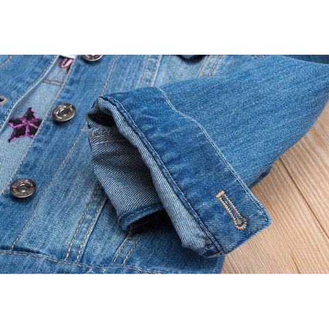 Baby Girls Denim Coats Kids Jackets-TB00993-Veeddydropshipping