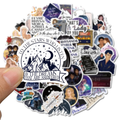 10/50PCS Acotar Fashion Stickers Vintage For DIY Kids Notebook-TB01629-Veeddydropshipping