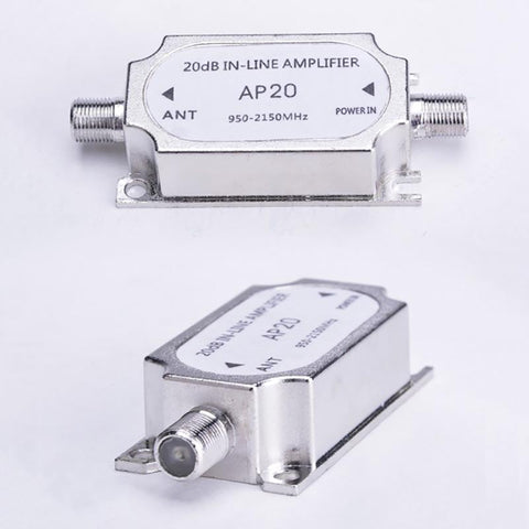 Hot Satellite Signal Booster Amplifier 20dB In-line 950-2150MHZ -CE00898-Veeddydropshipping