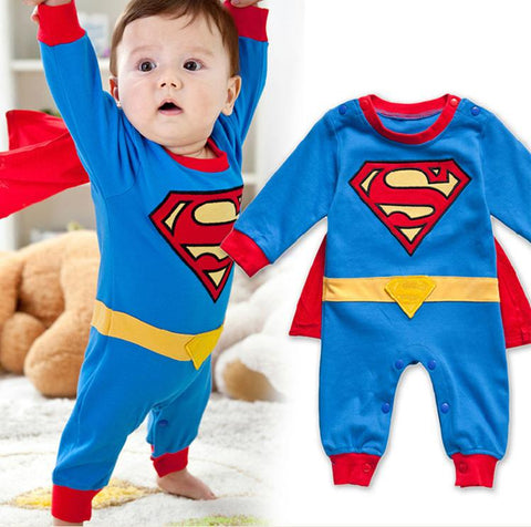 Baby Boy Anime Romper Cartoons Long Sleeve Smock Halloween-Veeddydropshipping-4