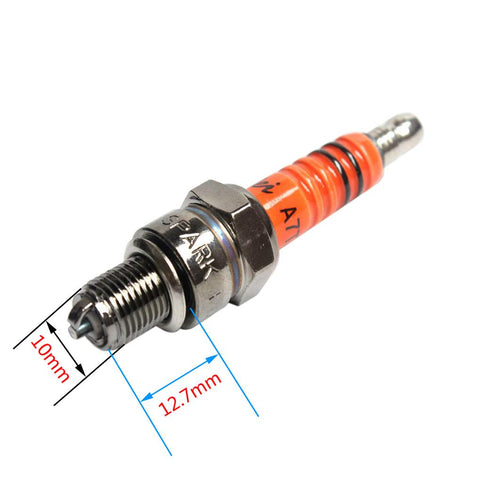 1pcs Motorbike Replacement Parts Spark Plugs High Performance 3-Electrode-AM00110-Veeddydropshipping